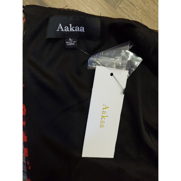 Aakaa 90s Y2k  Cottagecore Baby Doll Floral Printed  Maxi Dress  New Sheer Lined - Picture 9 of 14